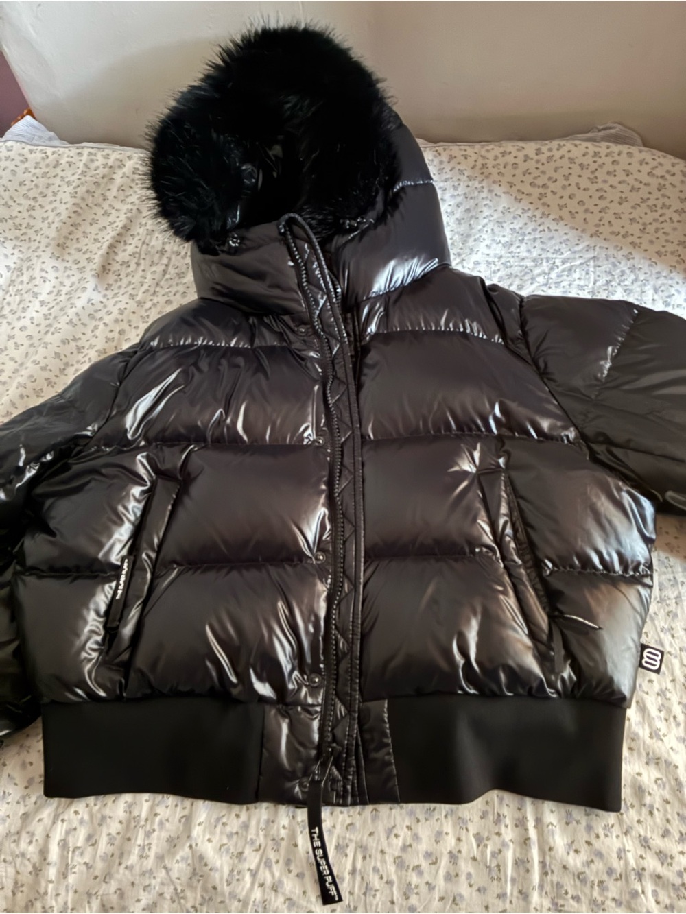 Aritzia Super Chalet Puff High Gloss Faux Fur Hood